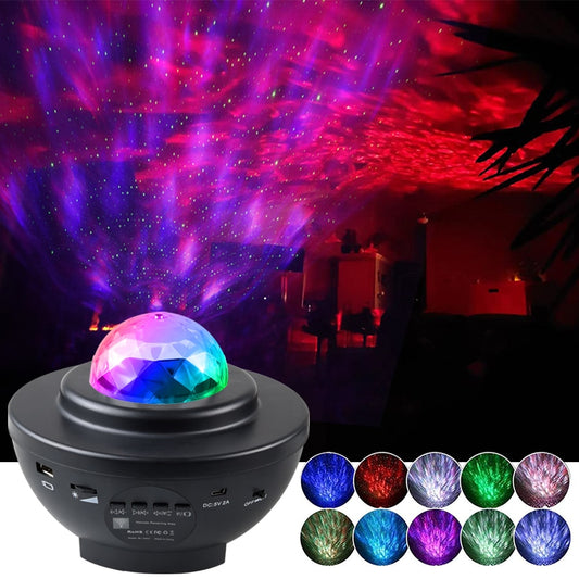 Colorful Starry Sky Galaxy Projector With Bluetooth